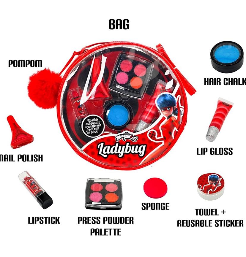 Miraculous Playset Marinettes 10-in-1 Makeup Cosmetic Case