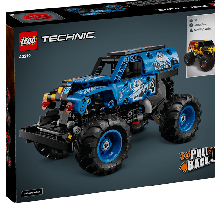LEGO Monster Jam Grave Digger Fire and Ice (42219) by LEGO