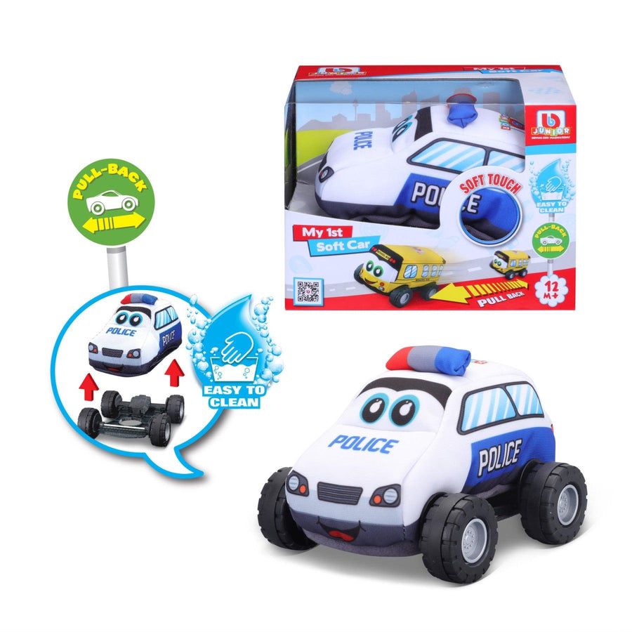My 1st Soft Car Police Car by Burago