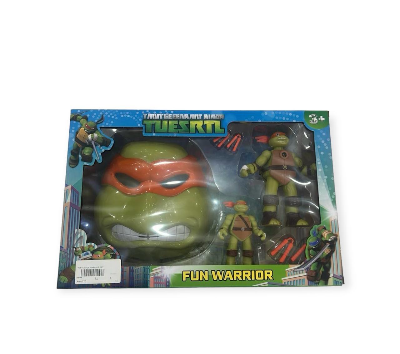 Turtle Ninja Mask with Figures