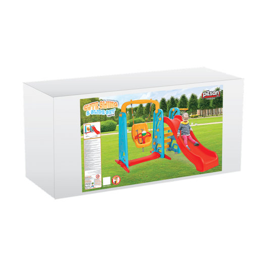 PILSAN Cute Swing and Slide Set by PILSAN