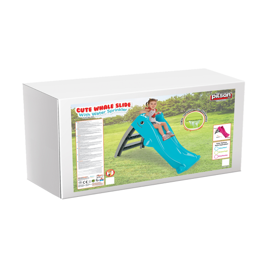 PILSAN Cute Whale Slide with Water Diverter by PILSAN