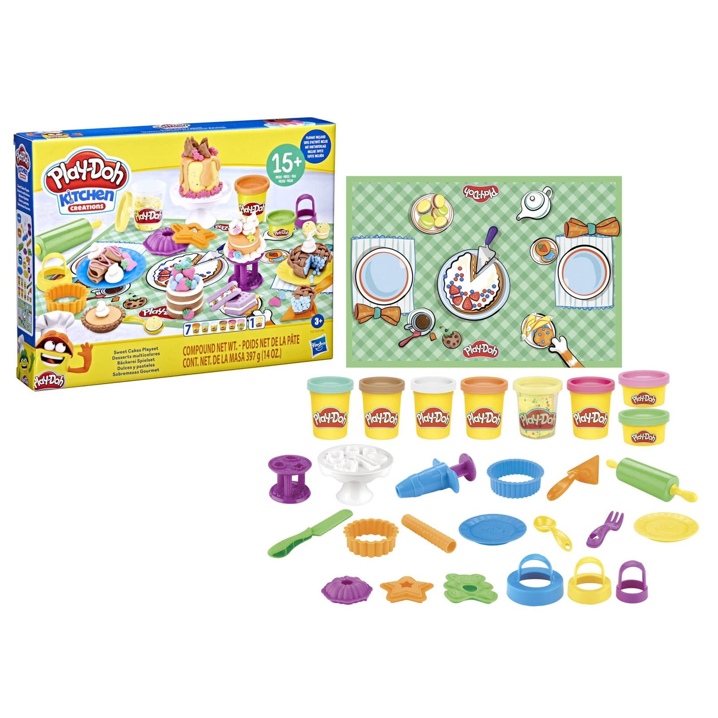 PLAY DOH SWEET CAKES PLAYSET