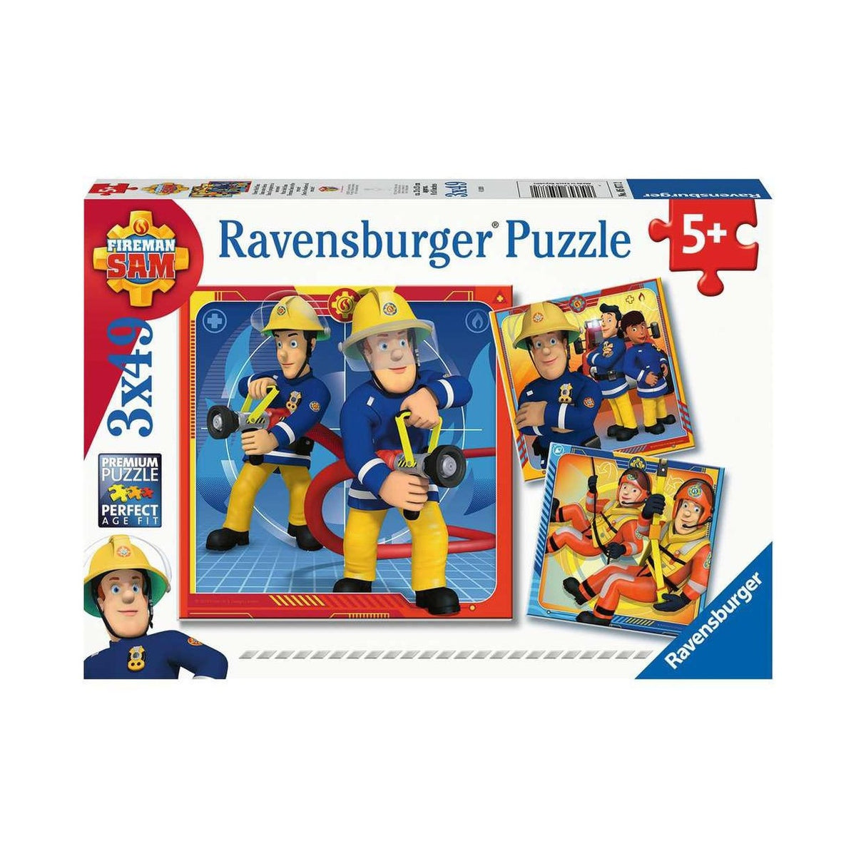 PUZZLE 3X49 PCS FIREMAN SAM by Ravensburger