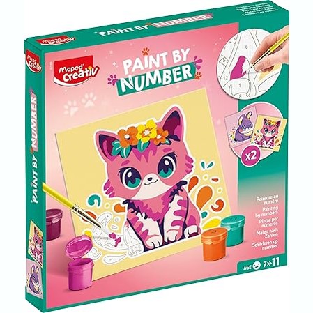Paint by Numbers - Cat and Rabbit by Maped Creativ