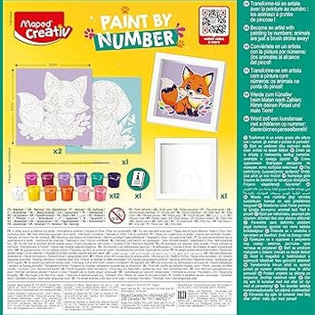 Paint by Numbers - Dog and Fox by Maped Creativ
