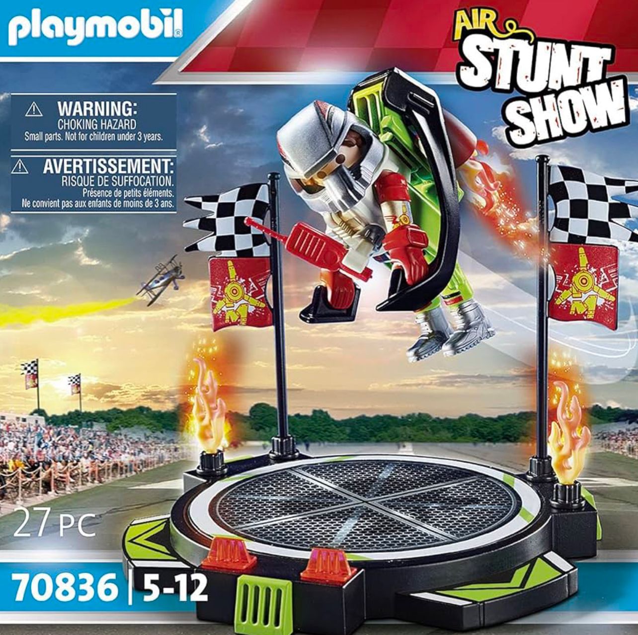 Playmobil Air Stunt Show Stuntman with Jetpack (70836) by Playmobil