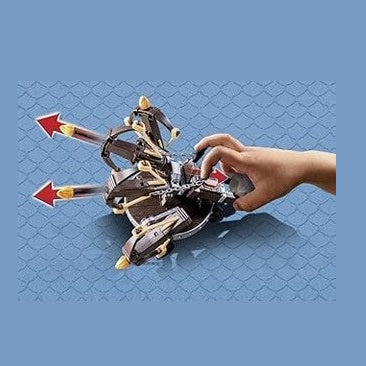 Playmobil DreamWorks Dragons Eret with 4 Shot Firing Ballista (9249) by Playmobil