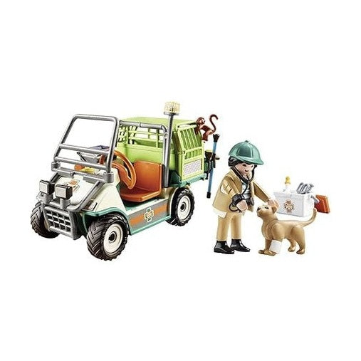 Playmobil Family Fun Zoo Vet with Medical Cart (70346) by Playmobil