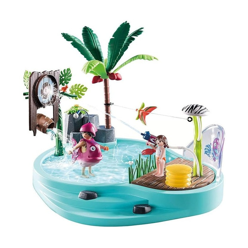 Playmobil Small Pool with Water Sprayer (70610) by Playmobil