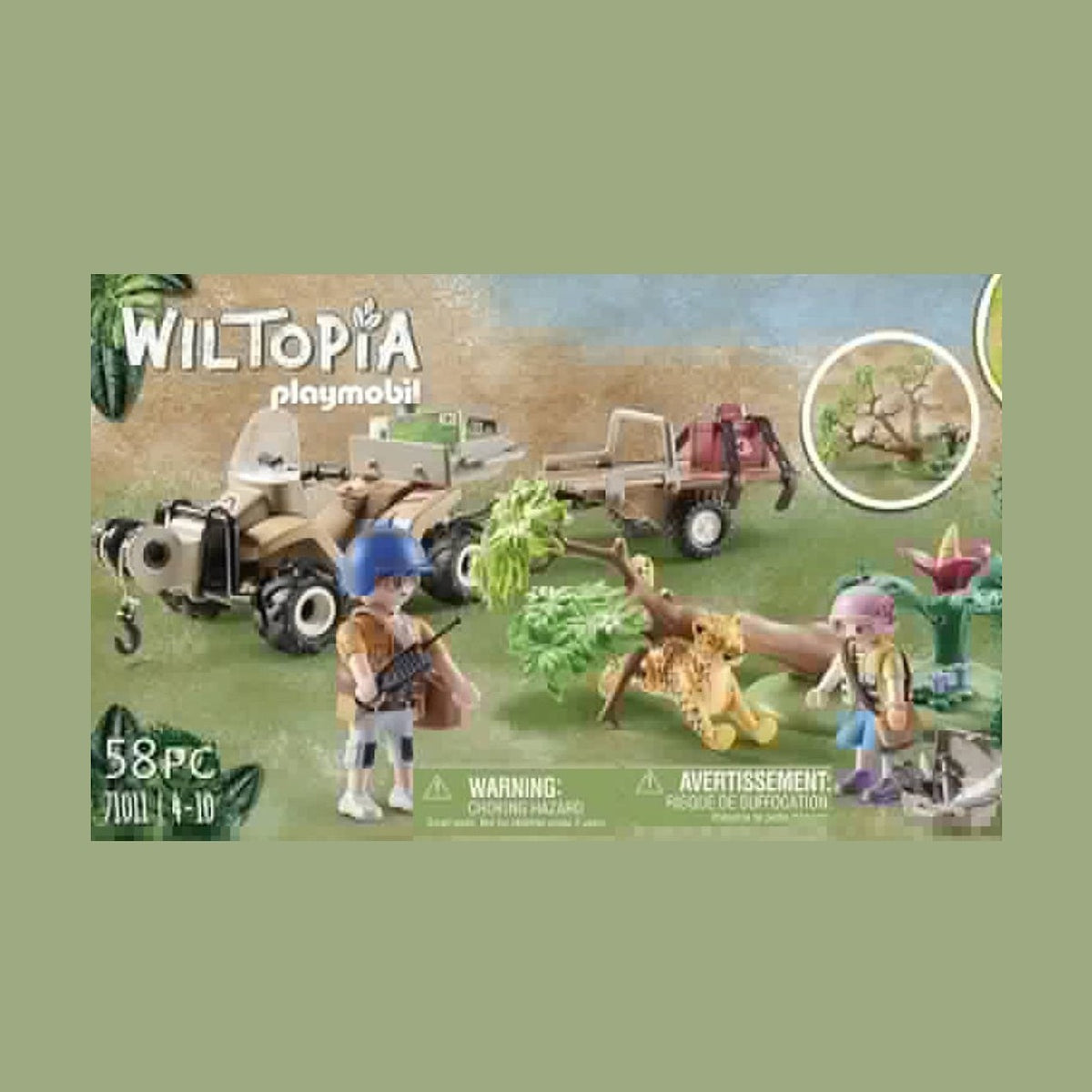 Playmobil Wiltopia Animal Rescue Quad (71011) by Playmobil