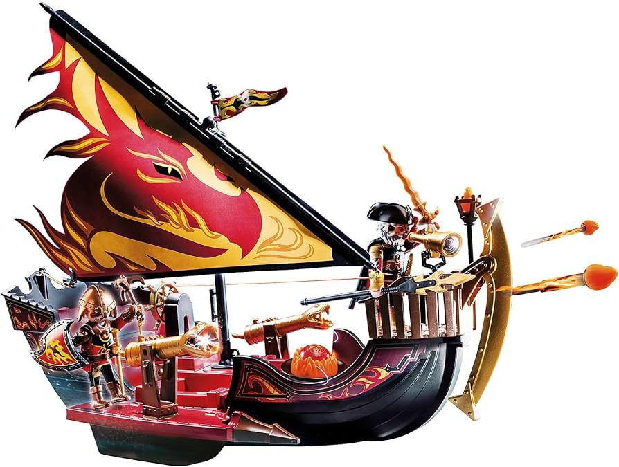 Playmobil Novelmore Knights Burnham Raiders Fire Ship Floating (70641)