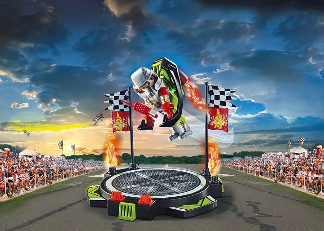 Playmobil Air Stunt Show Stuntman with Jetpack (70836)