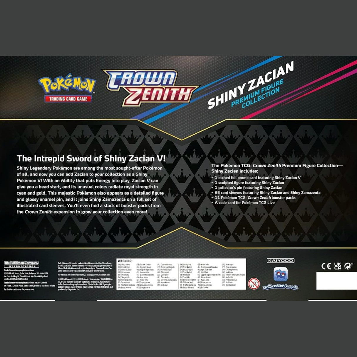 Pokemon Crown Zenith Shiny Zacian by The Pokémon Company