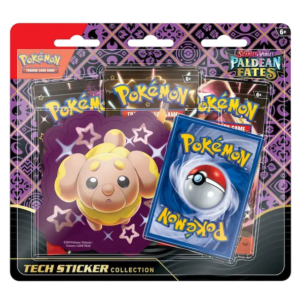 Pokemon TCG Scarlet & Violet Paldean Fates Tech Sticker Collection (Fidough) by The Pokémon Company