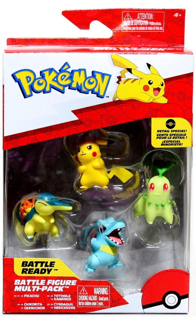 Pokemon Battle Figure Set of 4