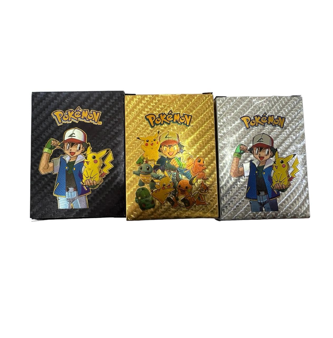Pokemon Coloured Plastic Card Set Assorted