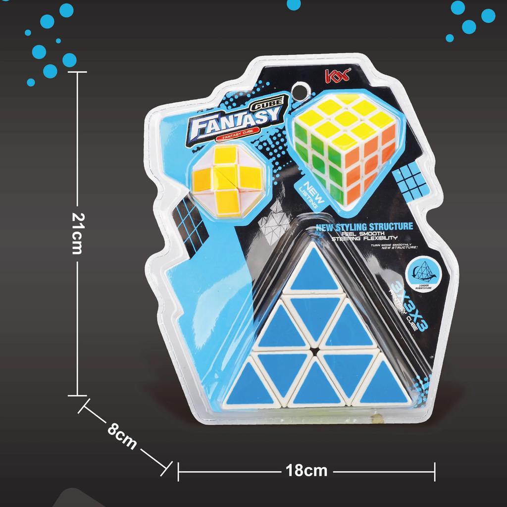 Fantasy Cube Set Pack of 3