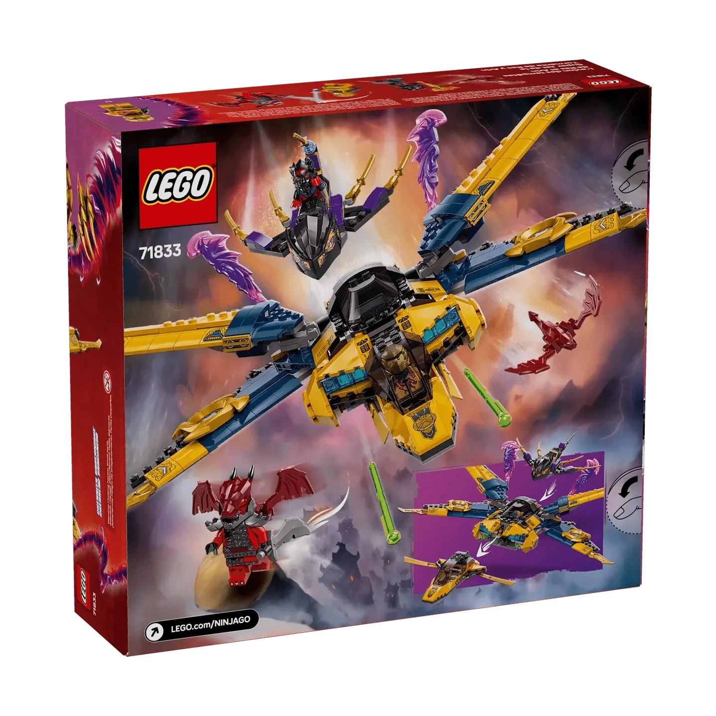 LEGO Ras and Arin's Super Storm Jet (71833) by LEGO