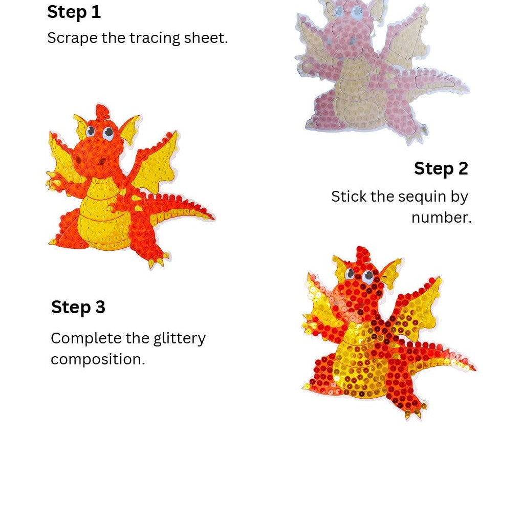 SEQUIN CREATIONS HAPPY DRAGONS by OFFBRAND