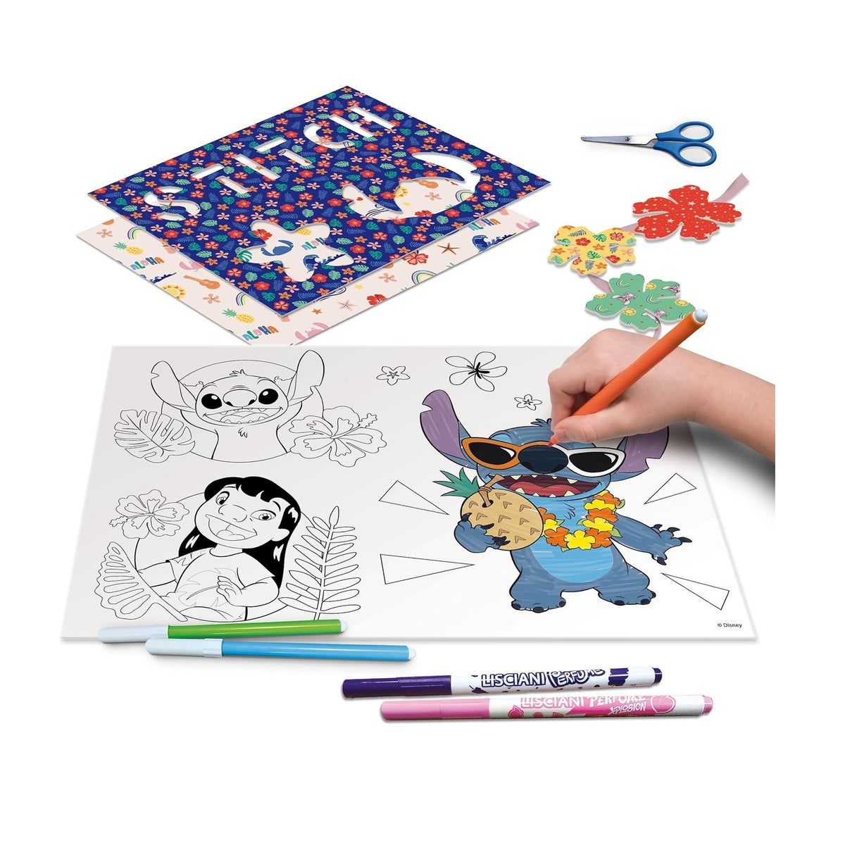 STITCH DRAWING SCHOOL WITH LIGHT TABLE by Lisciani