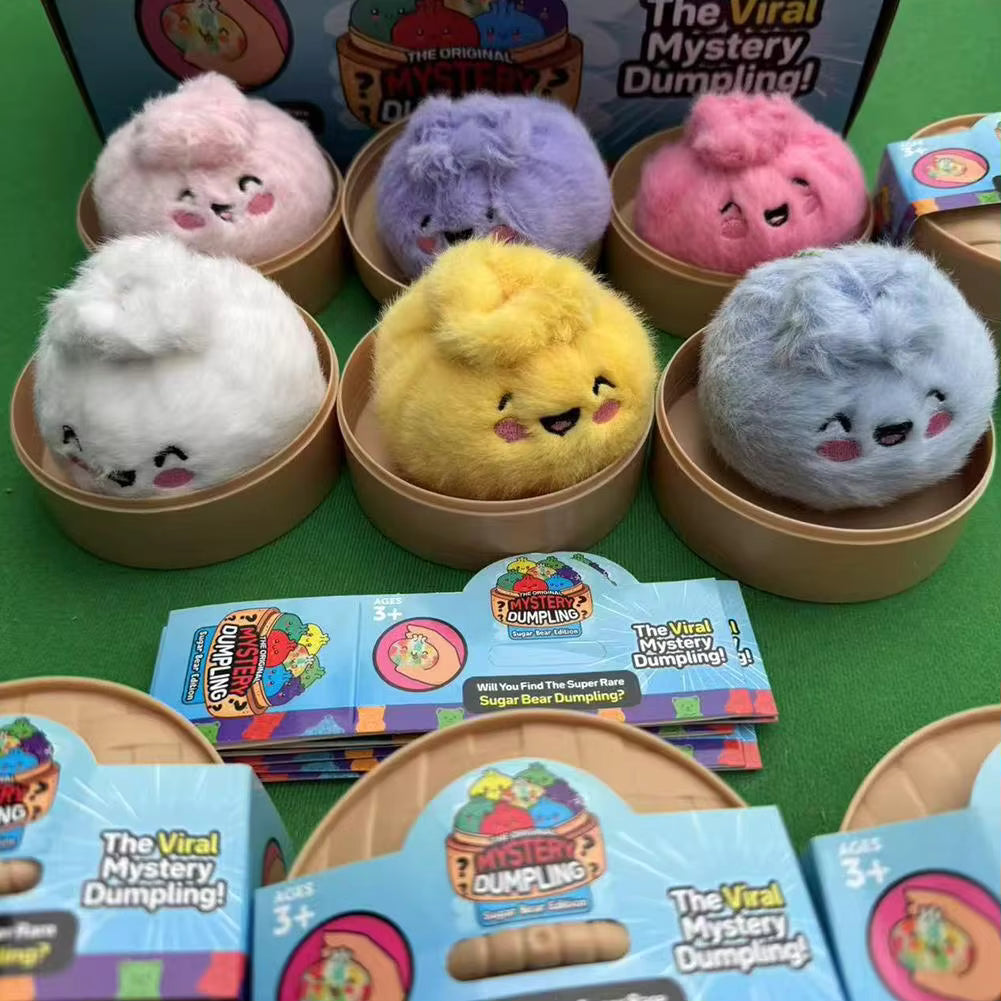 Squeezy Dumpling Fluffy Feel Keychain by OFFBRAND