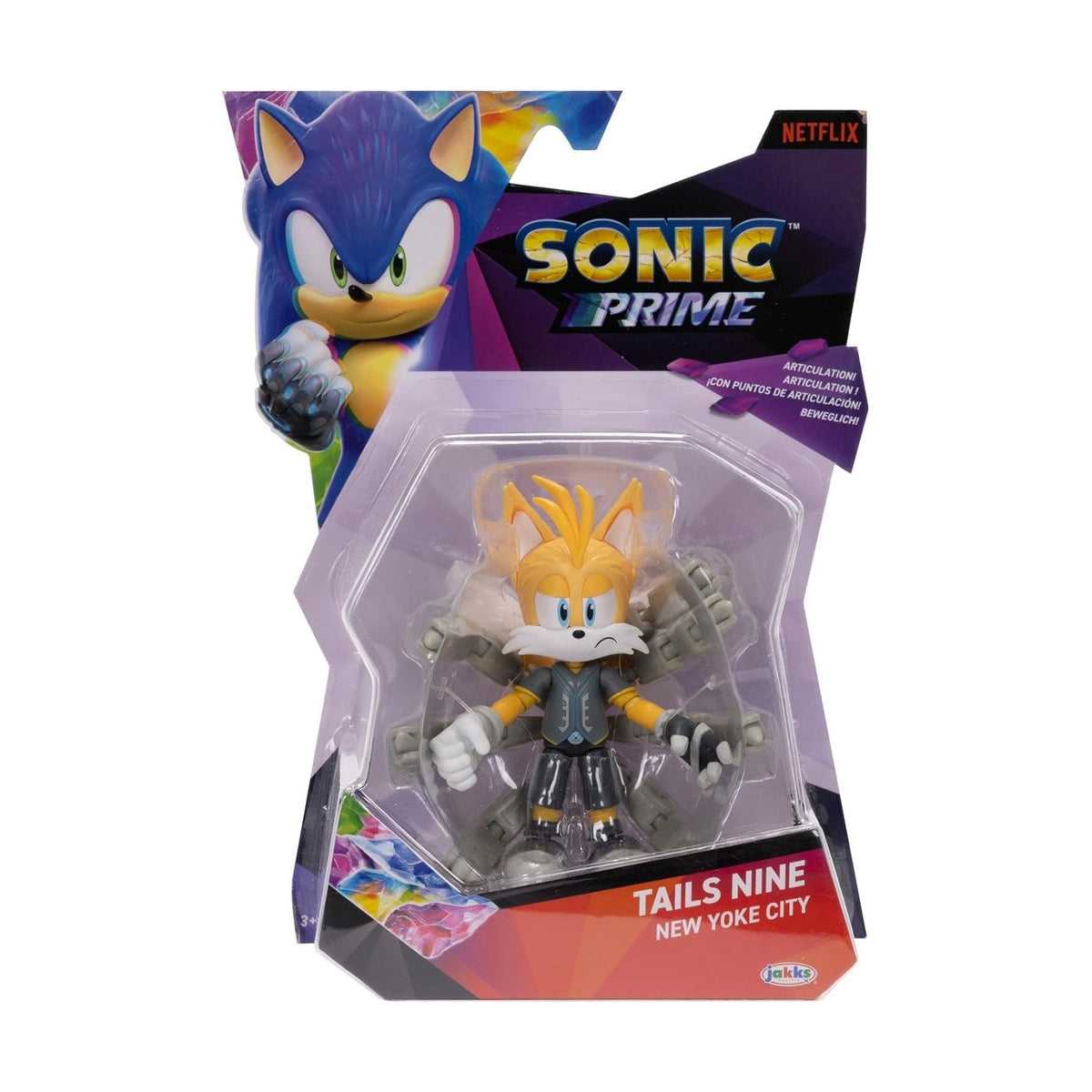 Sonic Prime 5" Nine Articulated Action Figure by JAKKS Pacific