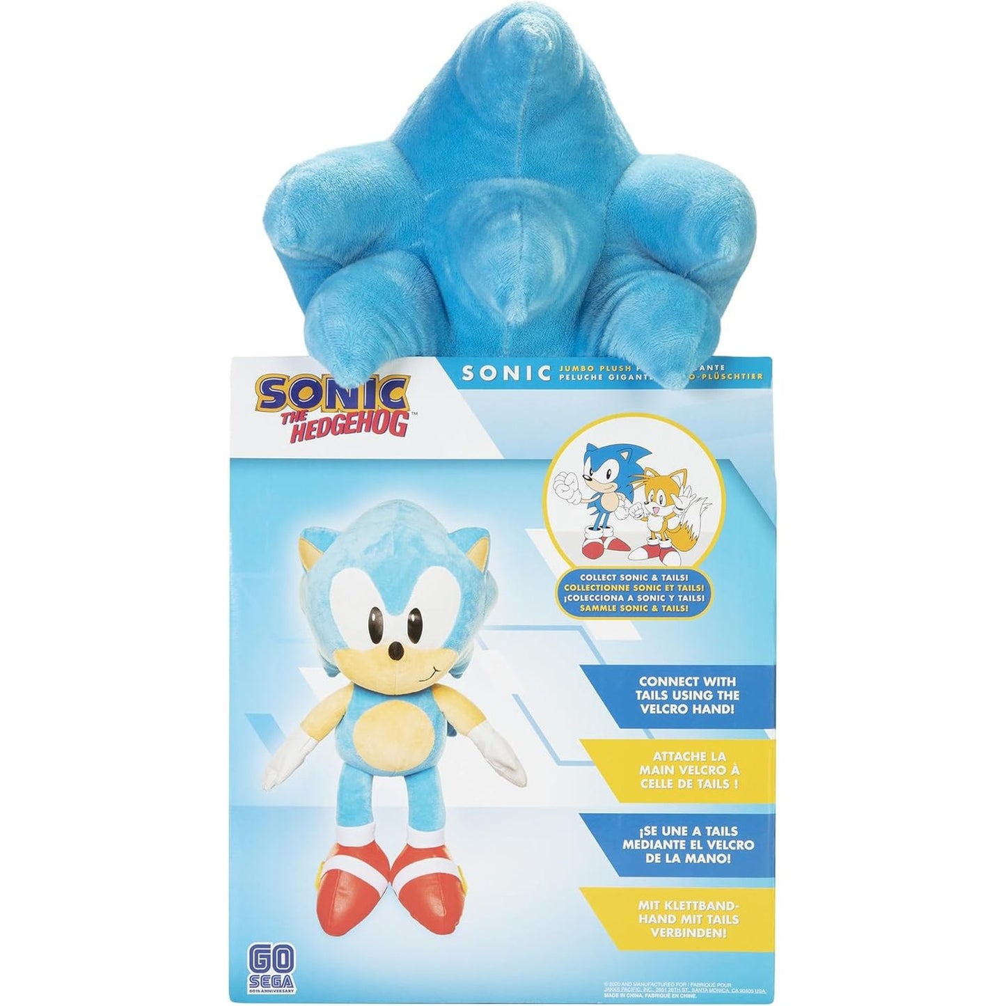 Sonic The Hedgehog Sonic Jumbo Plush by JAKKS Pacific