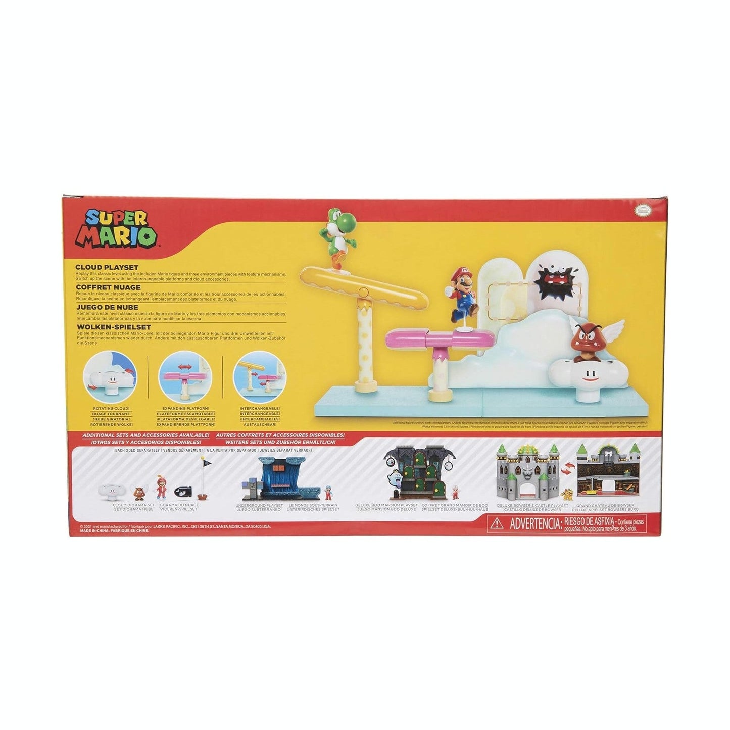 Super Mario Cloud World Diorama Set by JAKKS Pacific