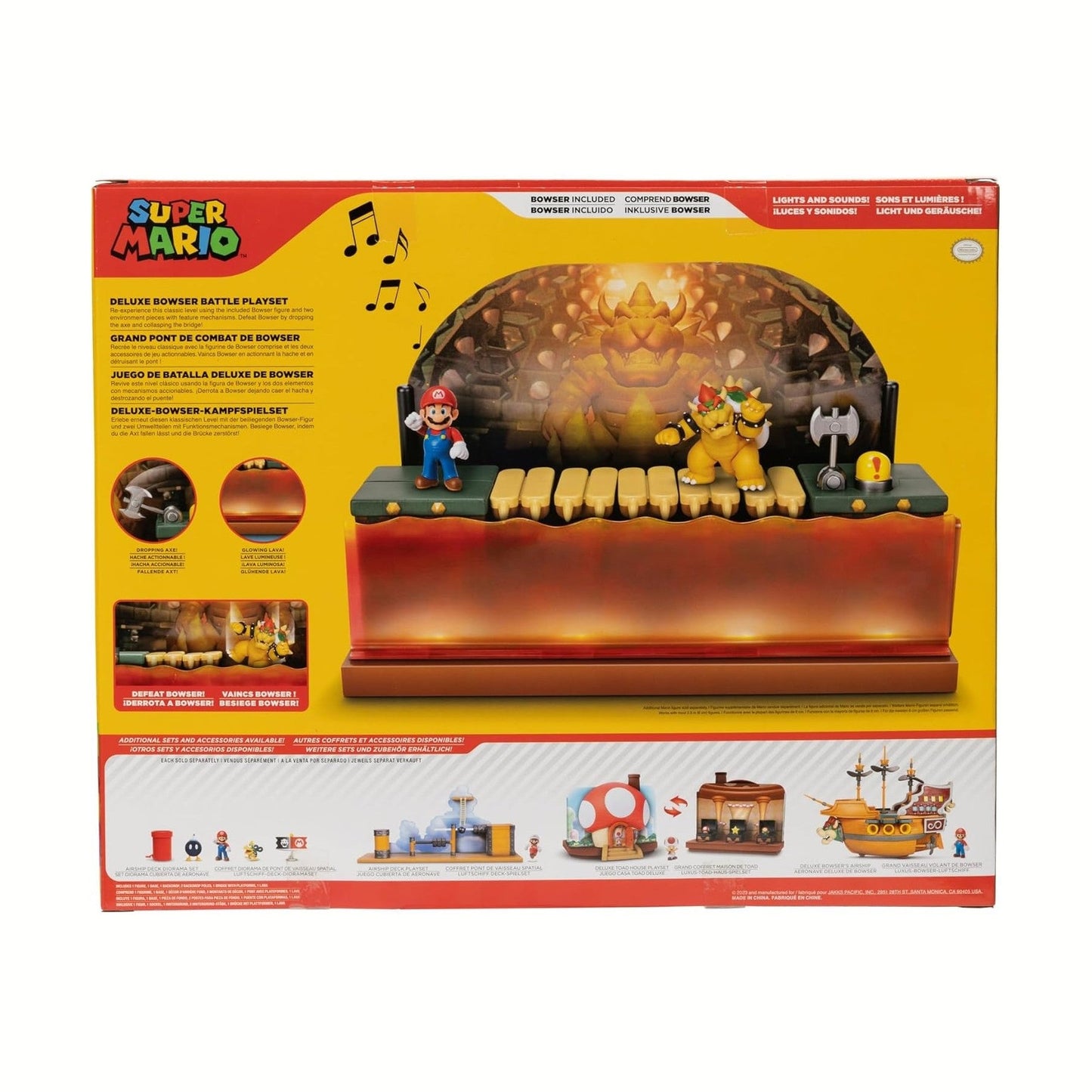 Super Mario Nintendo Deluxe Bowser Battle Playset by JAKKS Pacific