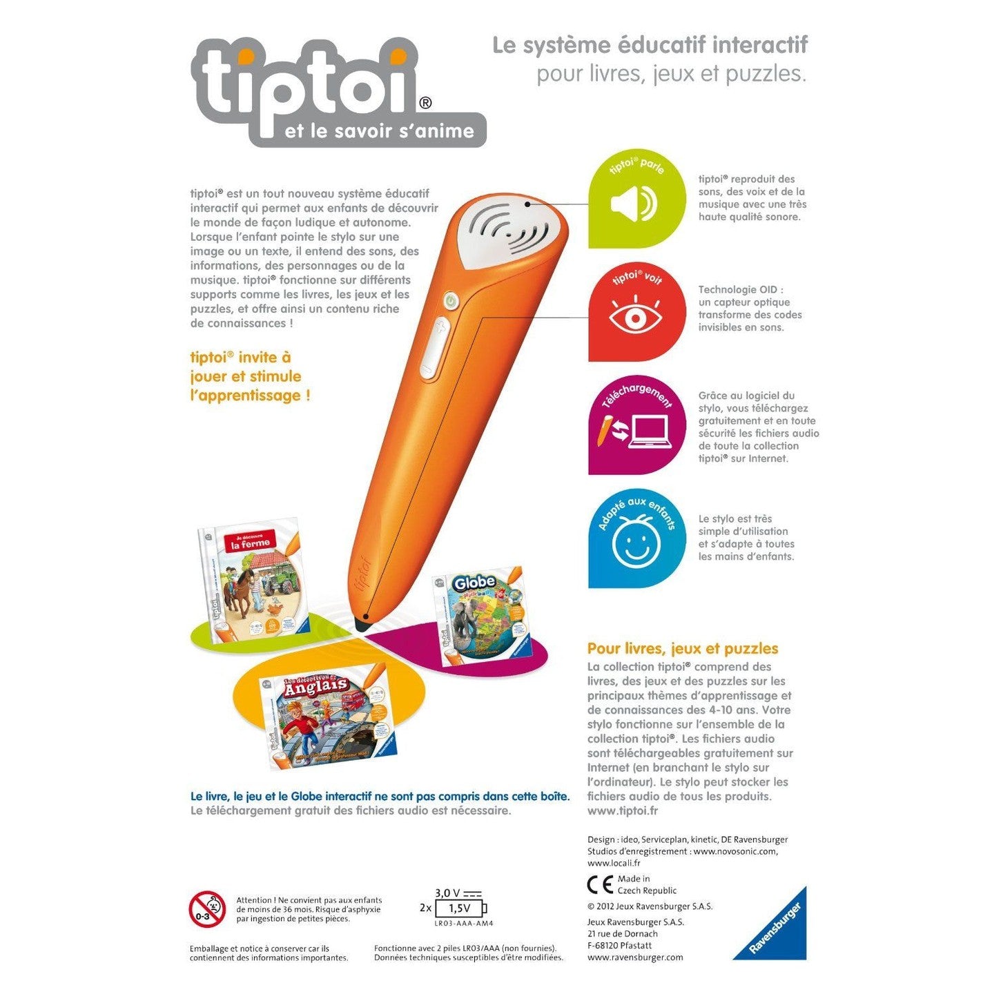 TIPTOI LE LECTEUR INTERACTIF by Ravensburger