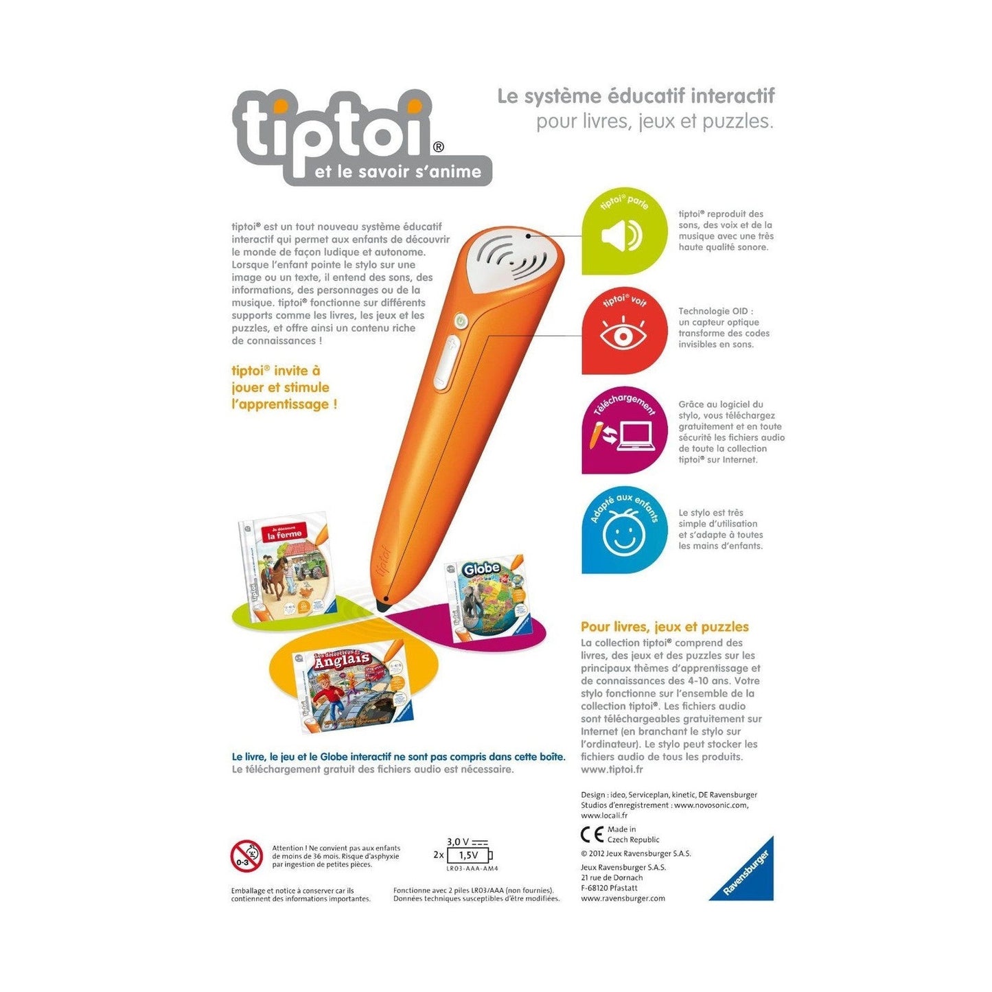 TIPTOI LE LECTEUR INTERACTIF by Ravensburger