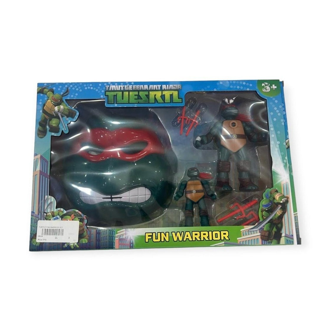 Turtle Ninja Mask with Figures by Playmates Toys
