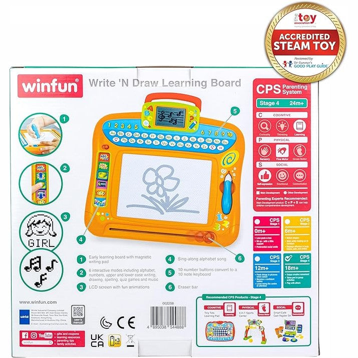 WRITE N DRAW LEARNING BOARD by Winfun