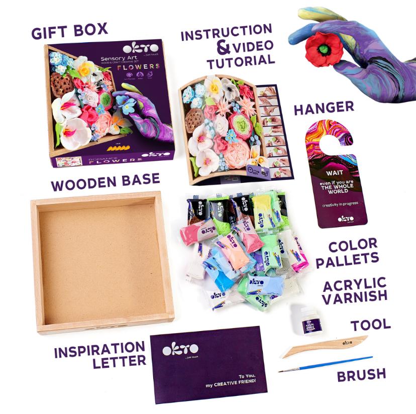 OKTO Wood&Craft DIY Flowers