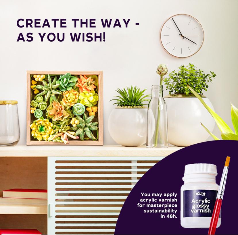 OKTO Wood&Craft DIY Succulents