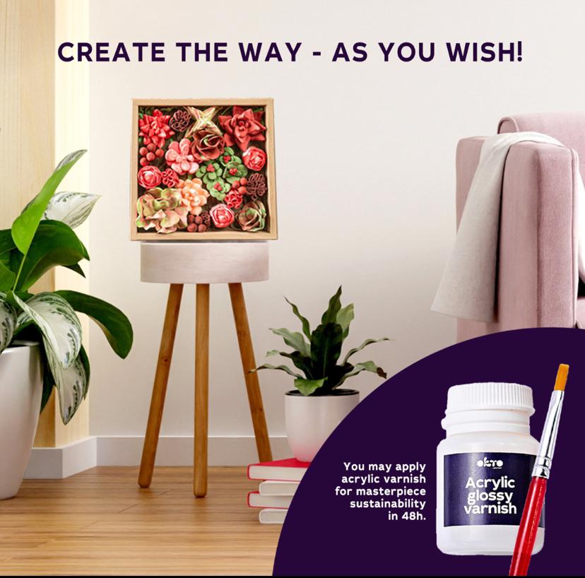 OKTO Wood&Craft DIY Succulents