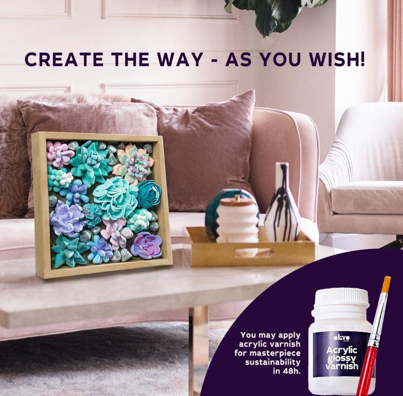 OKTO Wood&Craft DIY Succulents