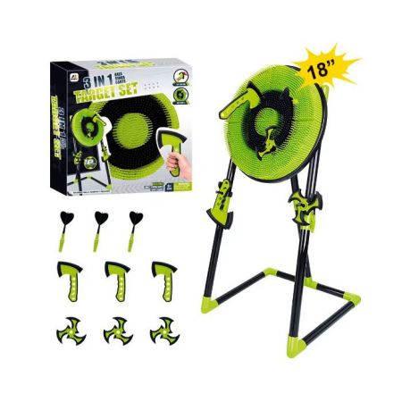 3 IN 1 AXES STARS DARTS TARGET SET
