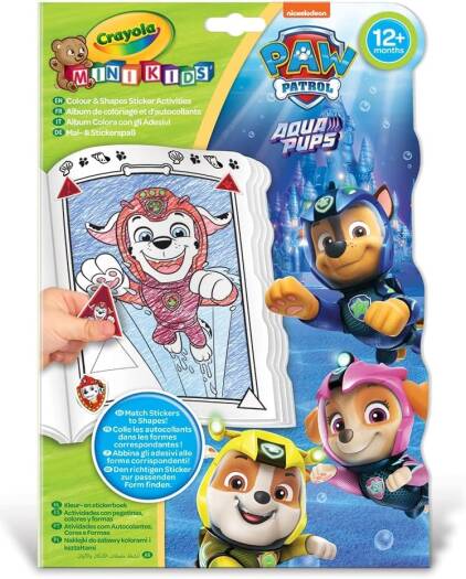 Crayola Paw Patrol Colour & Shapes Activity Book