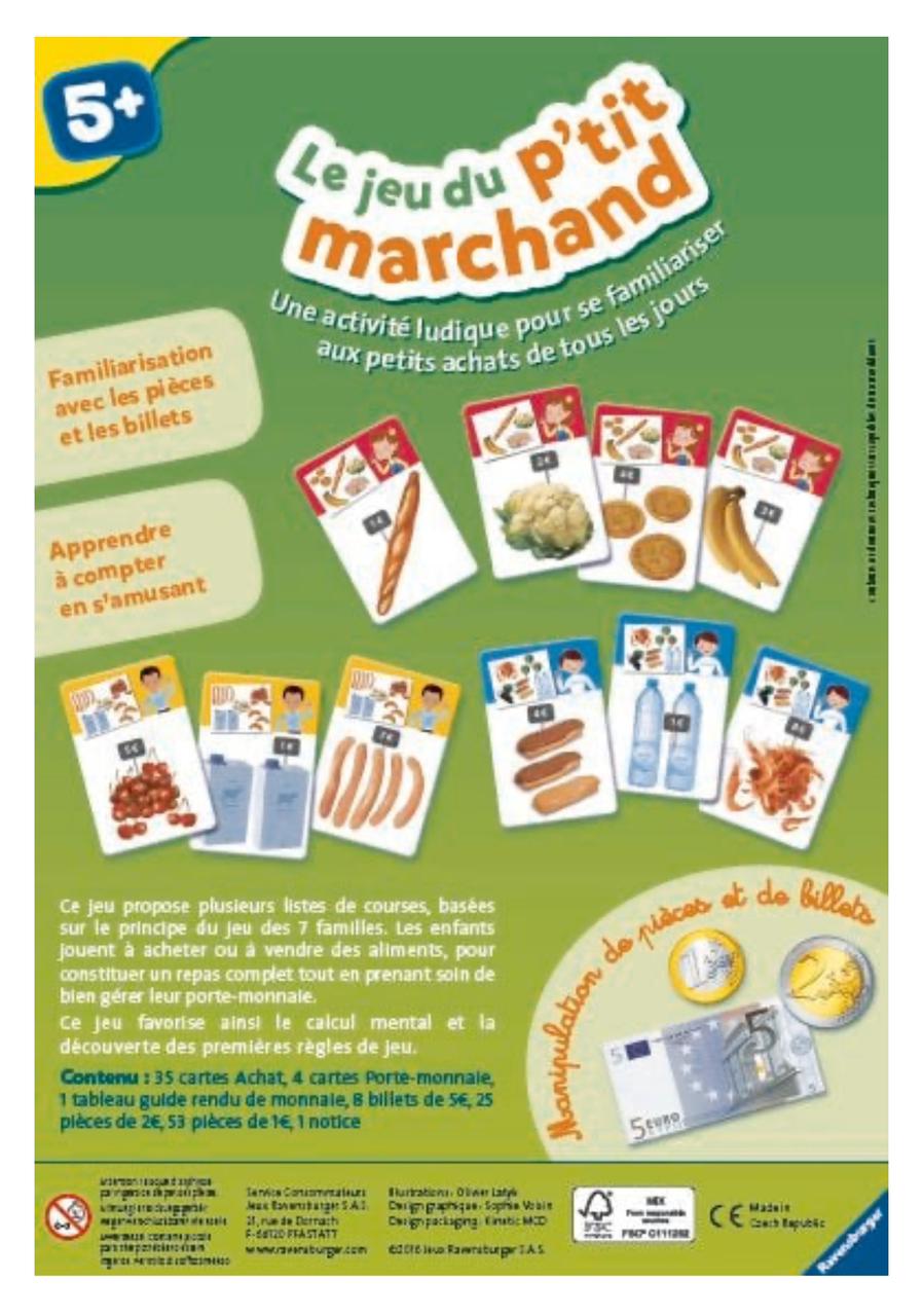 LE JEU DU PETIT MARCHAND