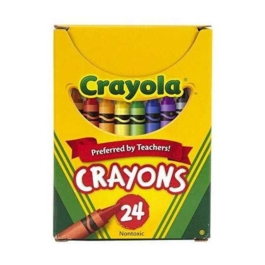 Crayola Standard Crayons, Box of 24 Assorted Colors by Crayola