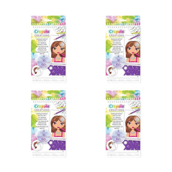 Crayola Makeup Artist Sketch Craft Kit for Kids 8+ by Crayola