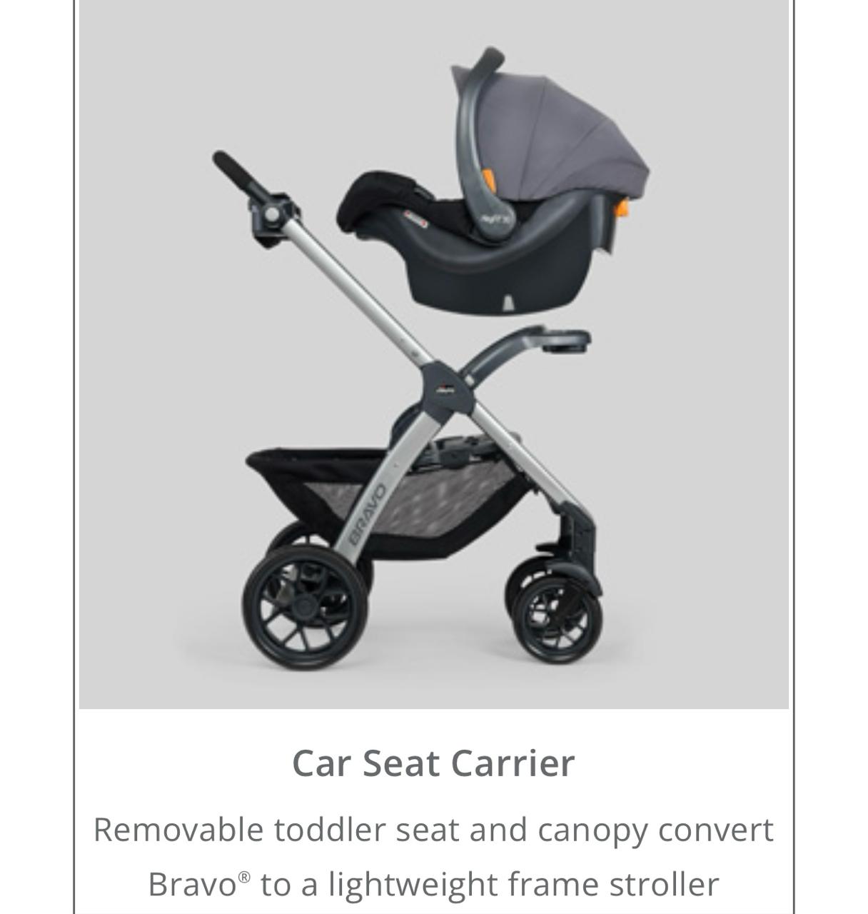 Chicco Bravo 3 in 1 Trio Travel System with Keyfit