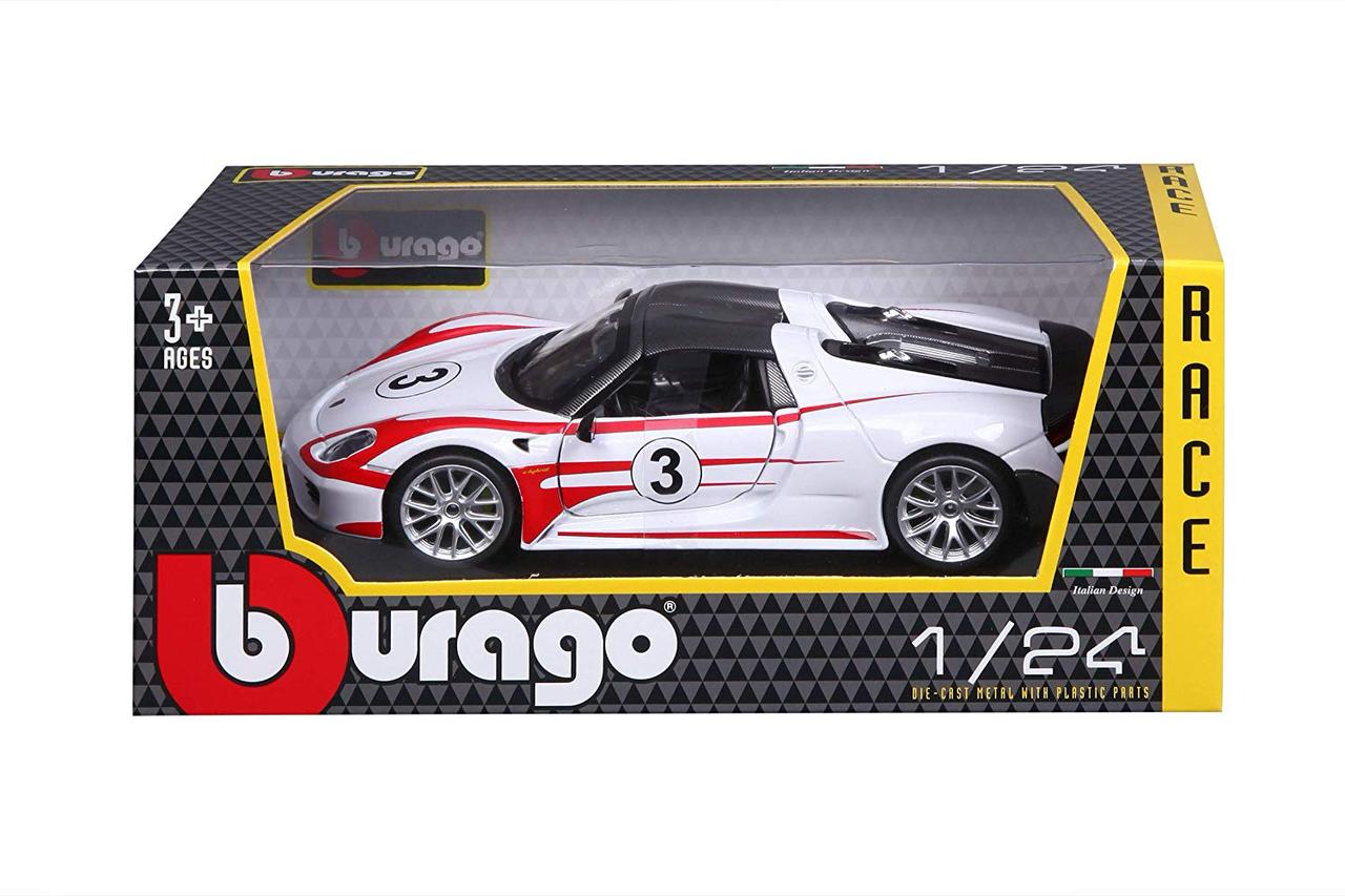Burago 1:24 Porsche 918 Weissach