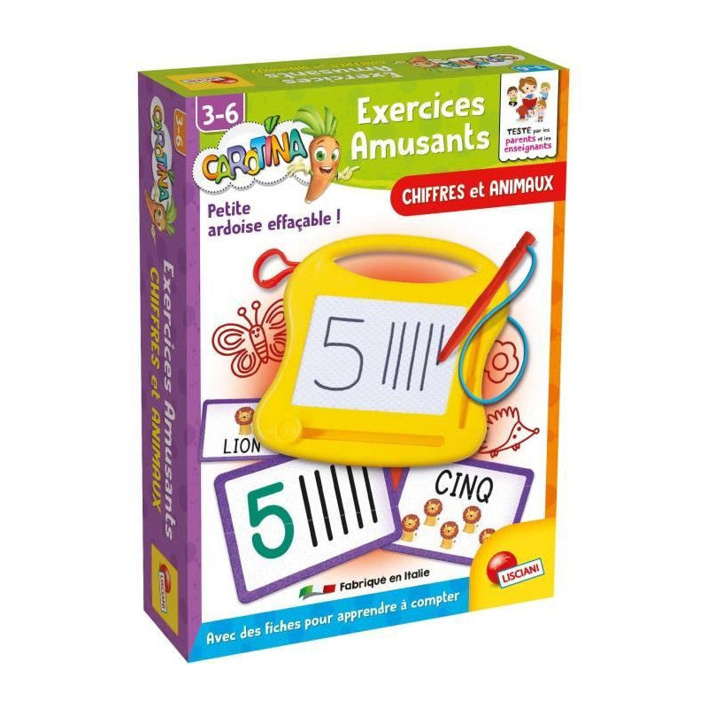 CAROTINA Apprentissage des chiffres Mini ardoise magique