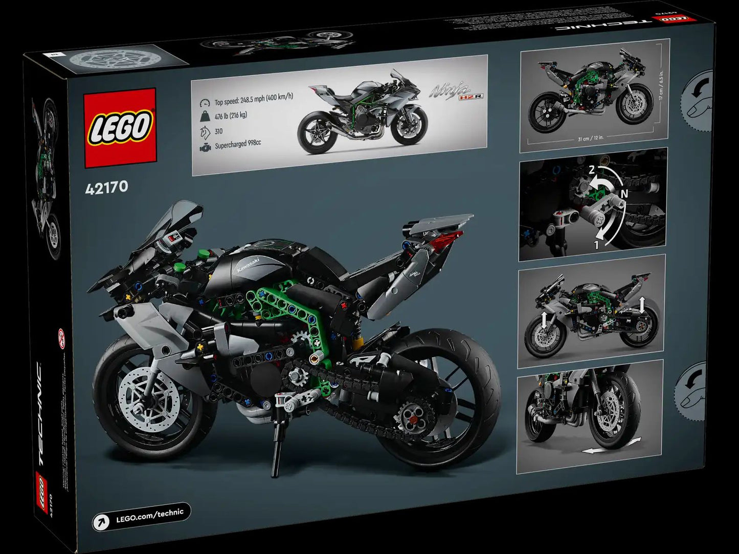 Technic Kawasaki Ninja H2R Motorcycle (42170)