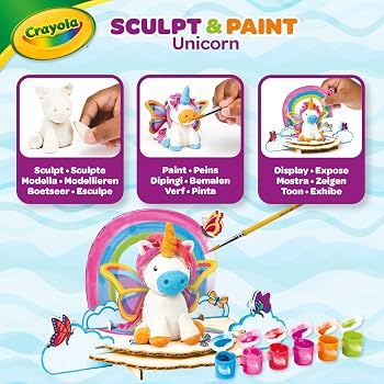 Crayola Paint & Sculpt Unicorn Kit by Crayola