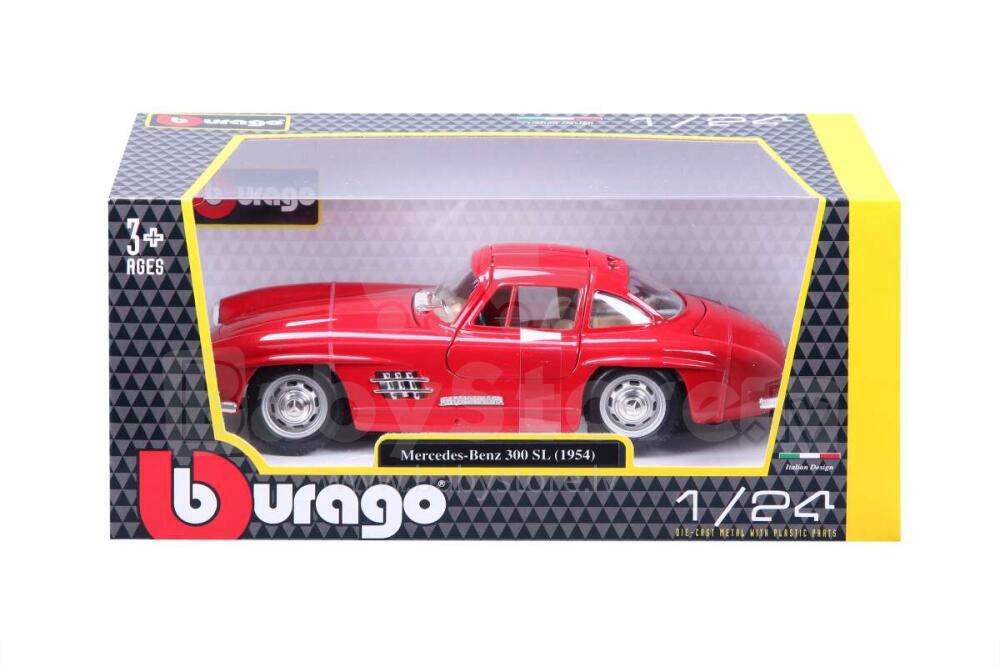 Burago 1:24 w/o stand - MERCEDES BENZ 300 SL (1954) Diecast Model Car