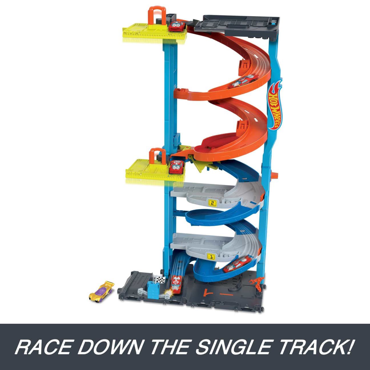 Hot Wheels City Transforming Race Tower